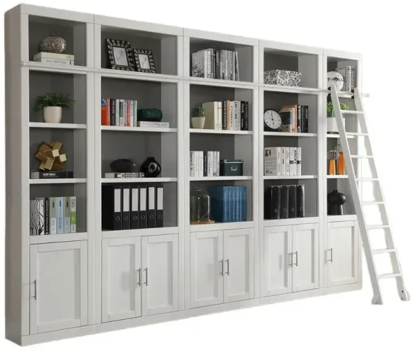 Parker House Furniture Parker House Catalina 6 Piece Small Library Wall with Ladder