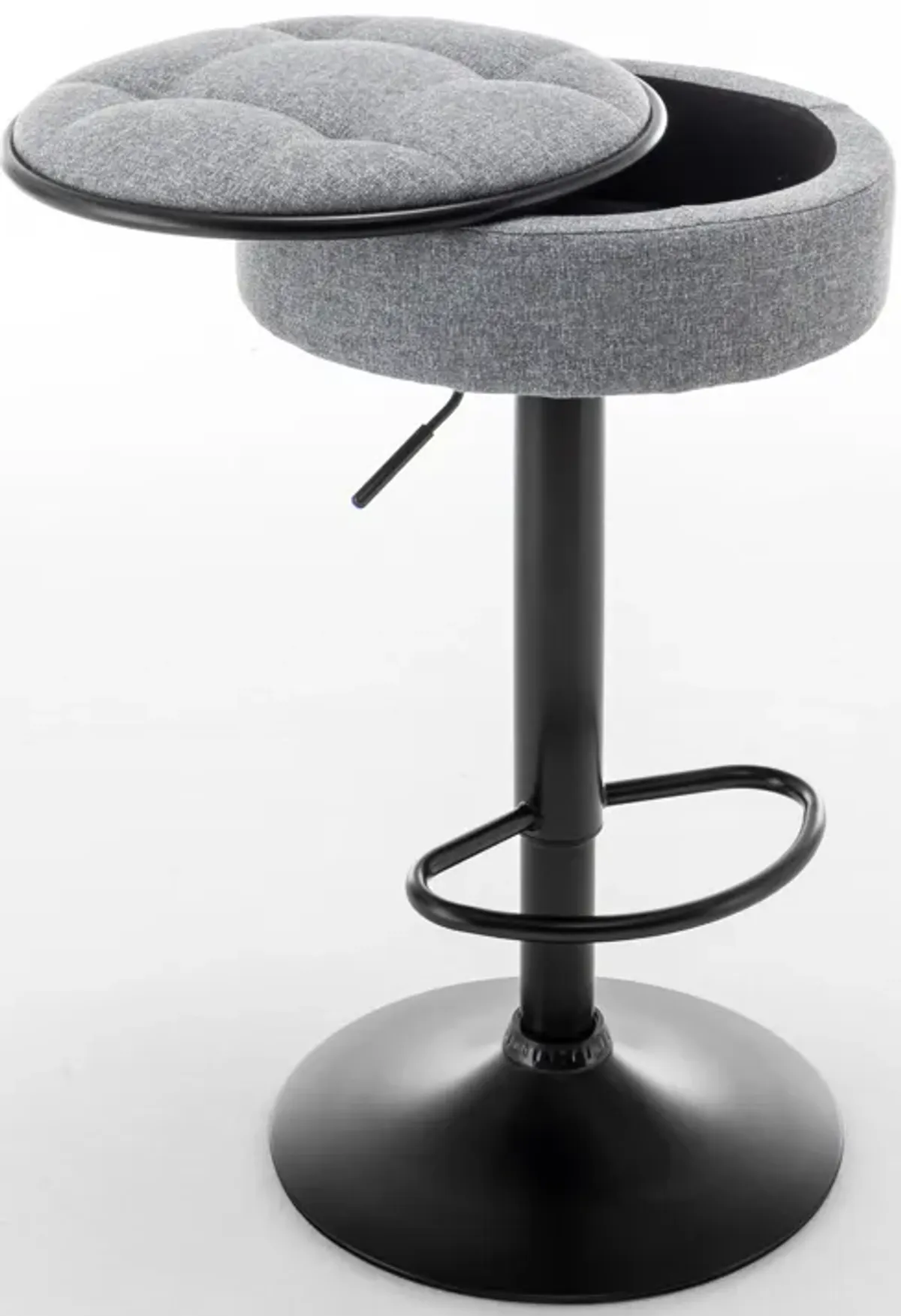 Comfortable Swivel Barstools with Adjustable Height, Storage, and Multipurpose Use