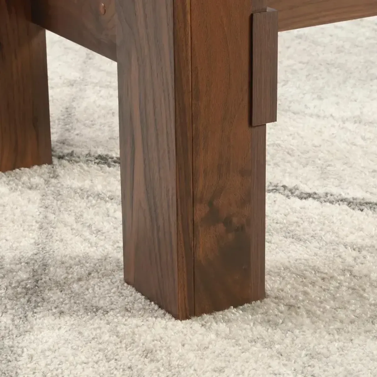 Sauder Boone Mountain Dining Table Grand Walnut