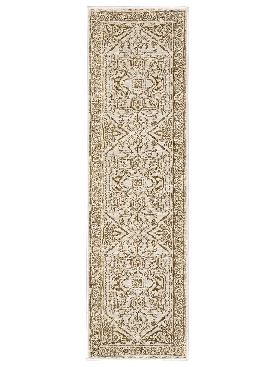 Intrigue 2'3" x 7'6" Ivory Rug