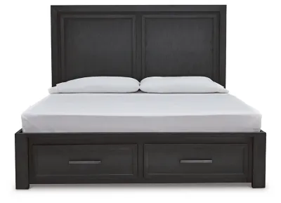 Foyland Queen Panel Storage Bed