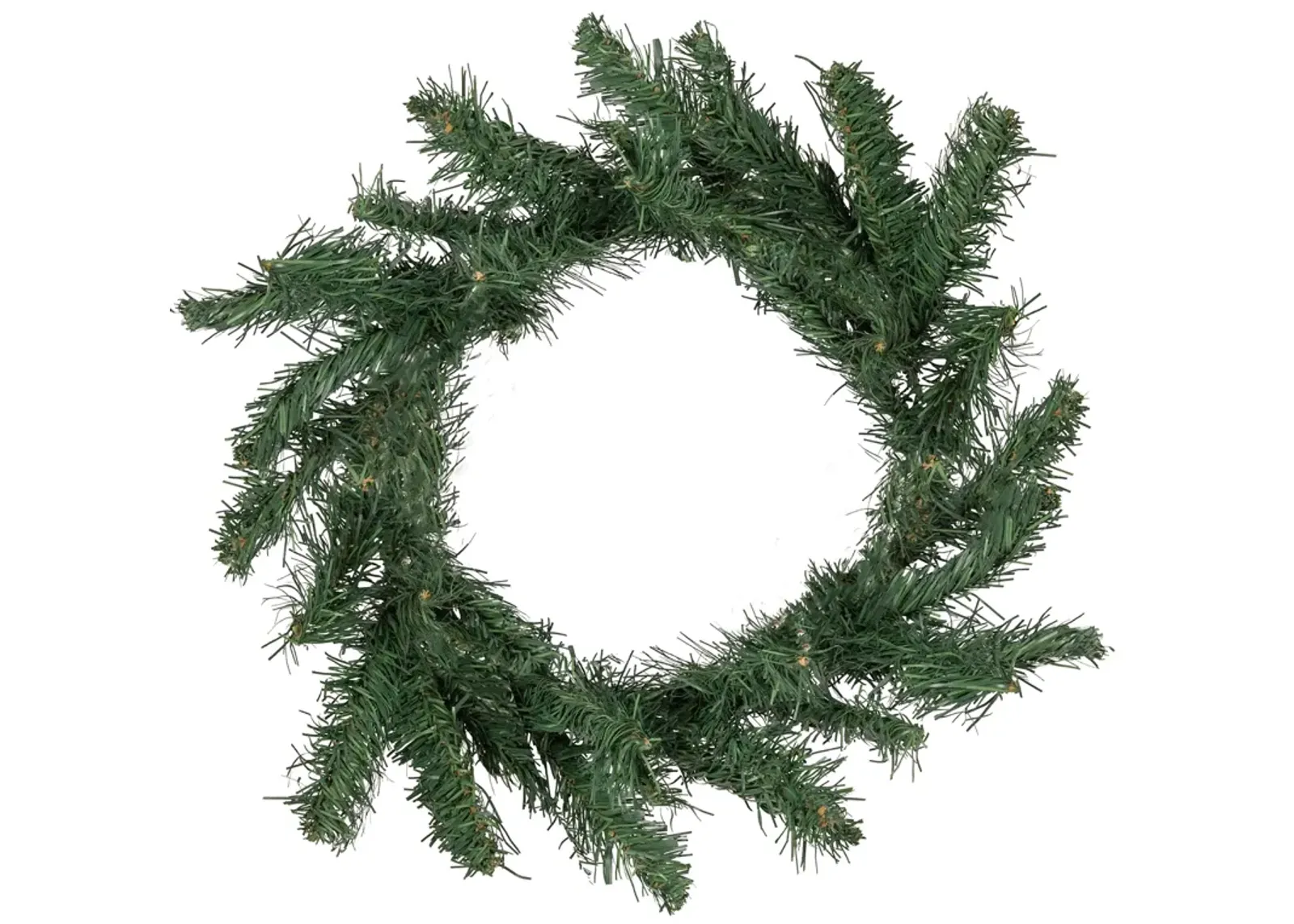 Mini Two-Tone Whitewood Pine Artificial Christmas Wreath  10-Inch  Unlit