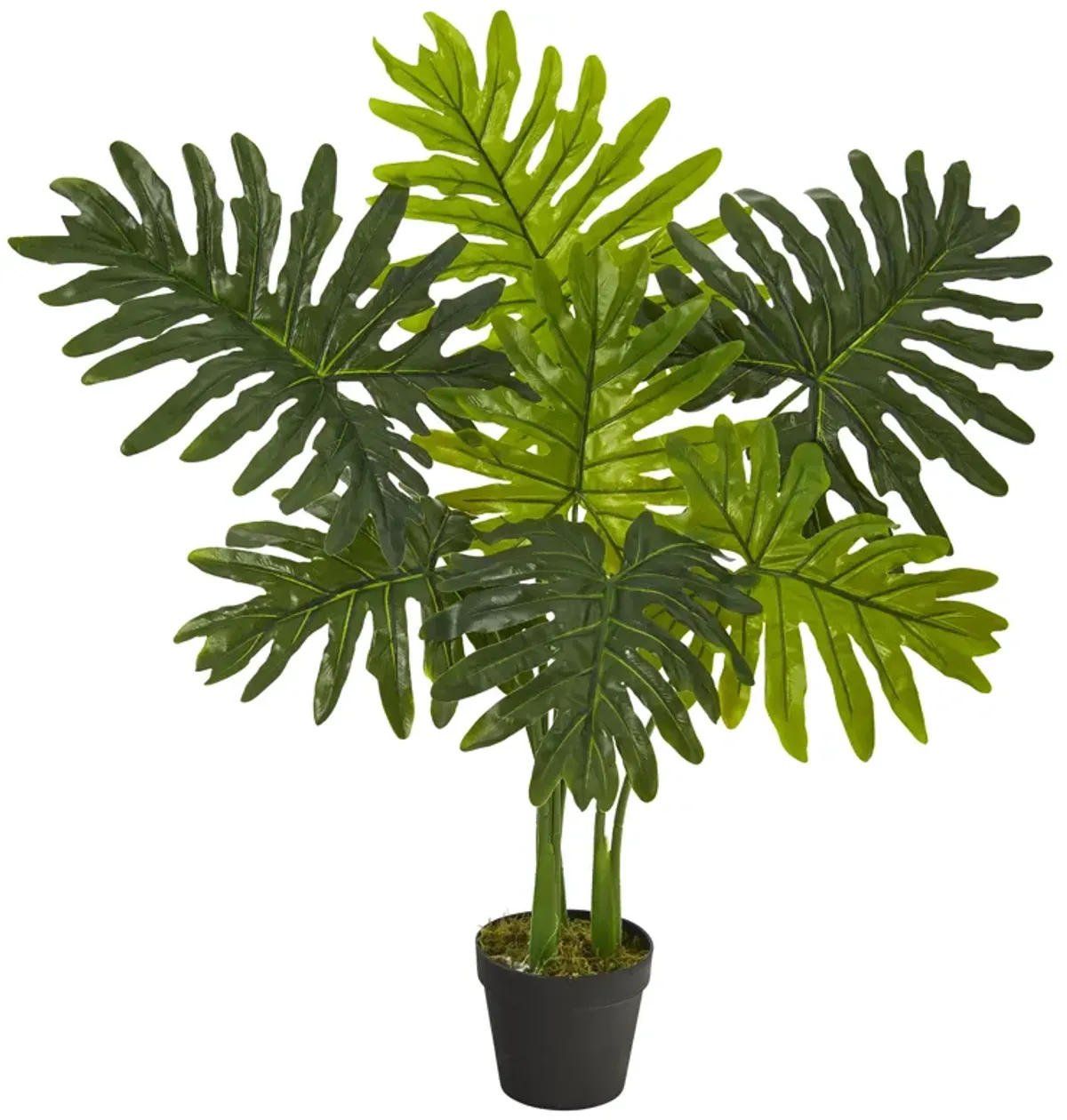 HomPlanti 3" Philodendron Artificial Plant (Real Touch)