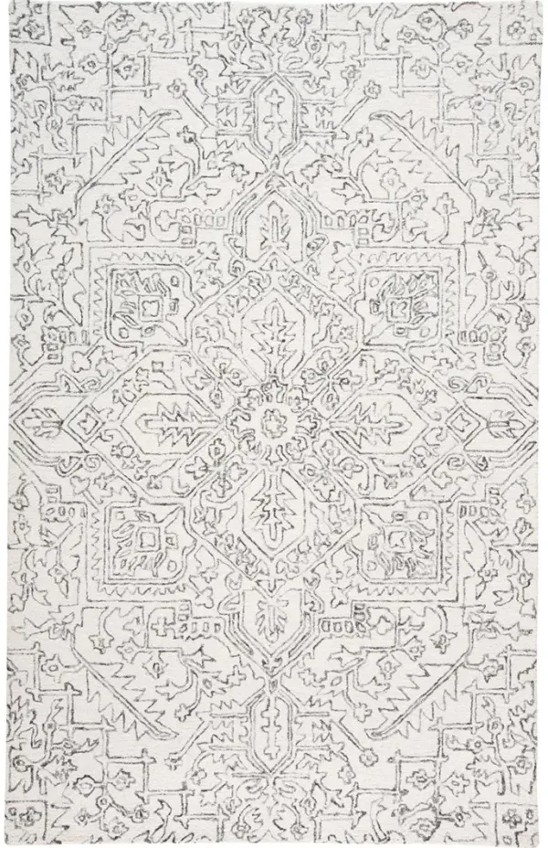 Belfort 8778F White/Gray 2' x 3' Rug
