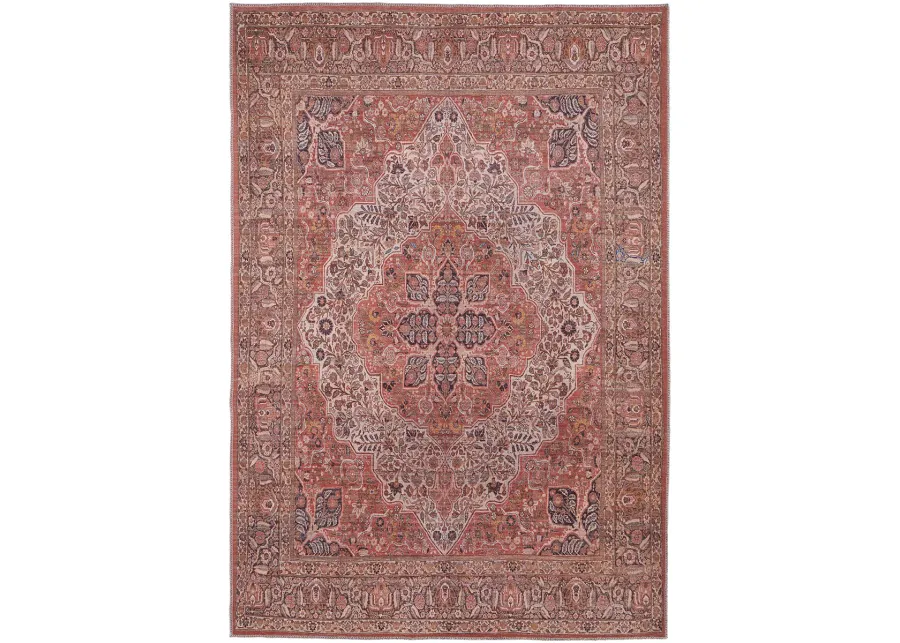 Rawlins 39HNF Red/Tan/Pink 8'10" x 12' Rug