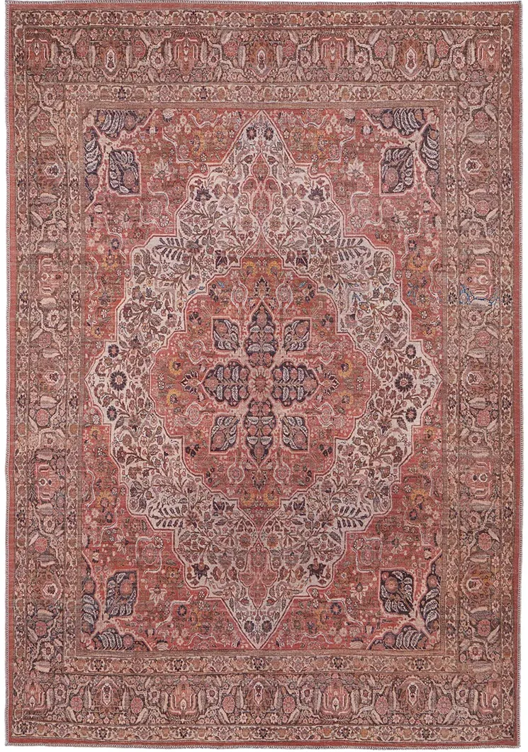 Rawlins 39HNF Red/Tan/Pink 8'10" x 12' Rug