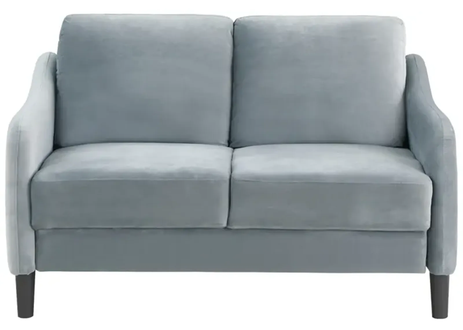 51.5" Loveseat Sofa Small Couch For Small Space For Living Room, Bedroom, Grey