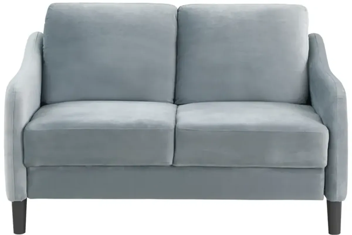 51.5" Loveseat Sofa Small Couch For Small Space For Living Room, Bedroom, Grey