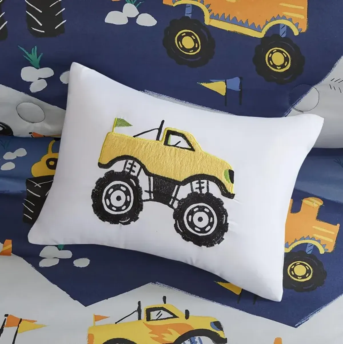 Belen Kox Nash Monster Truck Comforter Set, Belen Kox