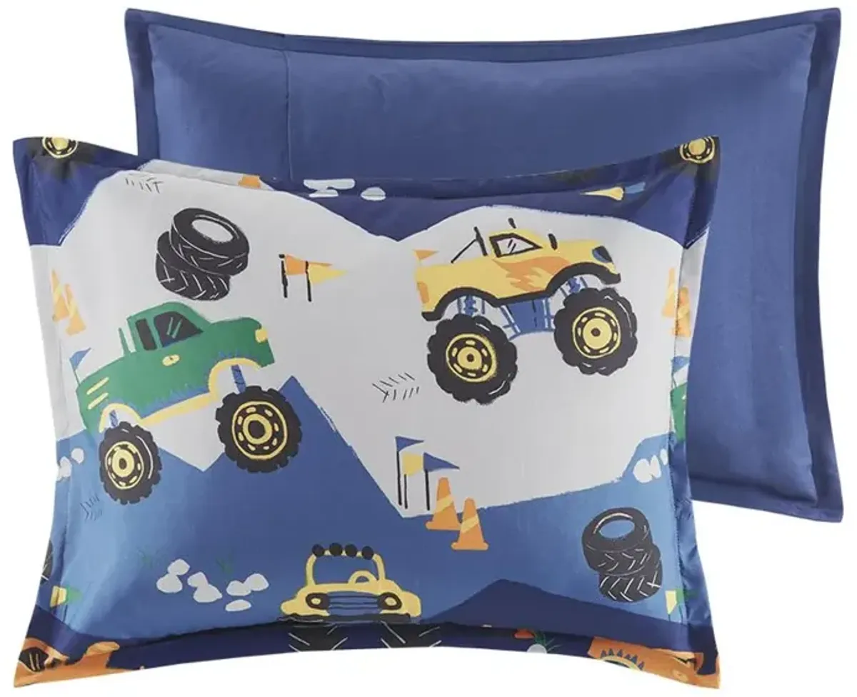 Belen Kox Nash Monster Truck Comforter Set, Belen Kox