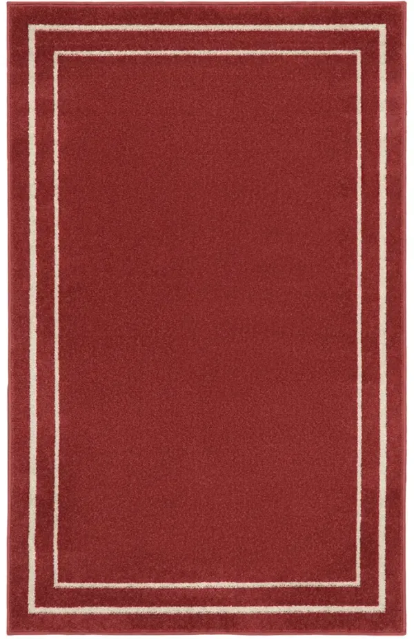 Nourison Essentials NRE02 Brick/Ivory 3' x 5' Rug