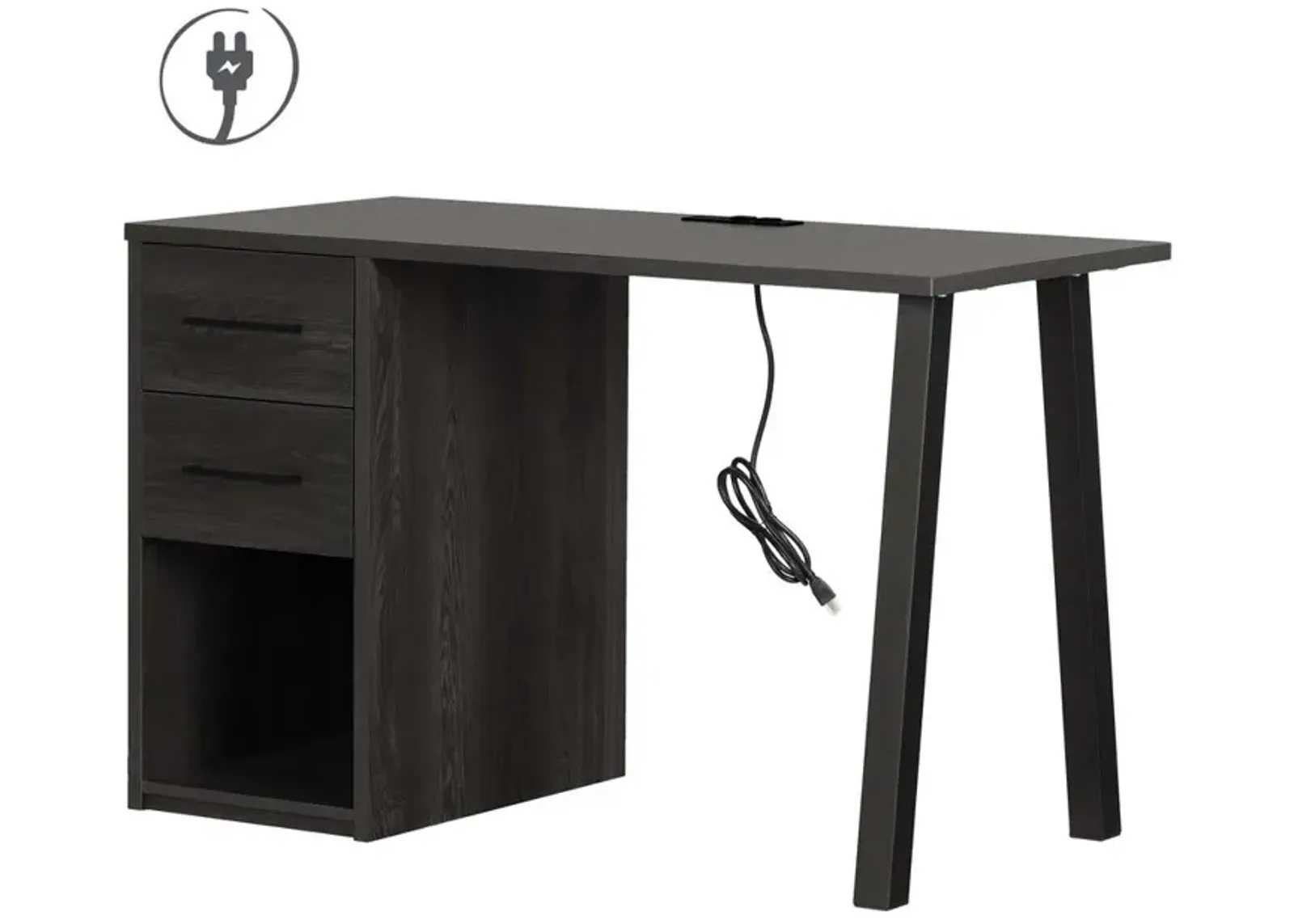 Zolten Desk, Gray Oak