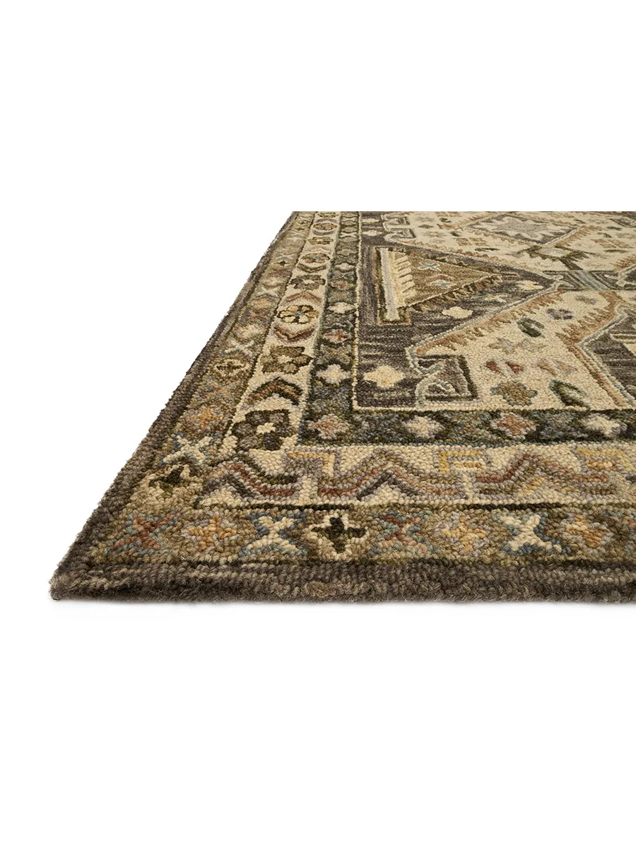 Victoria VK07 Walnut/Beige 5' x 7'6" Rug