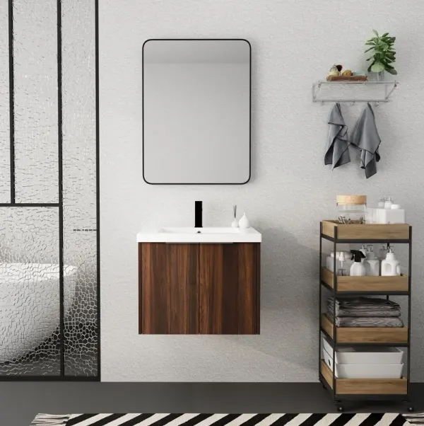 Streamdale 24" Bathroom Cabinet with Sink & Soft Close Doors