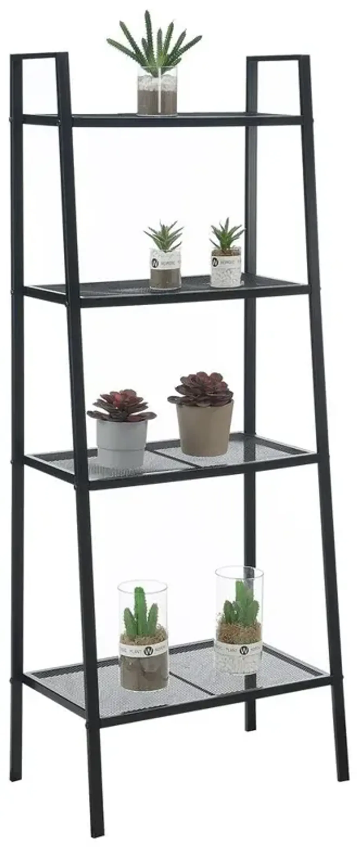 Convenience Concepts Designs2Go 4 Tier Metal Plant Stand Black