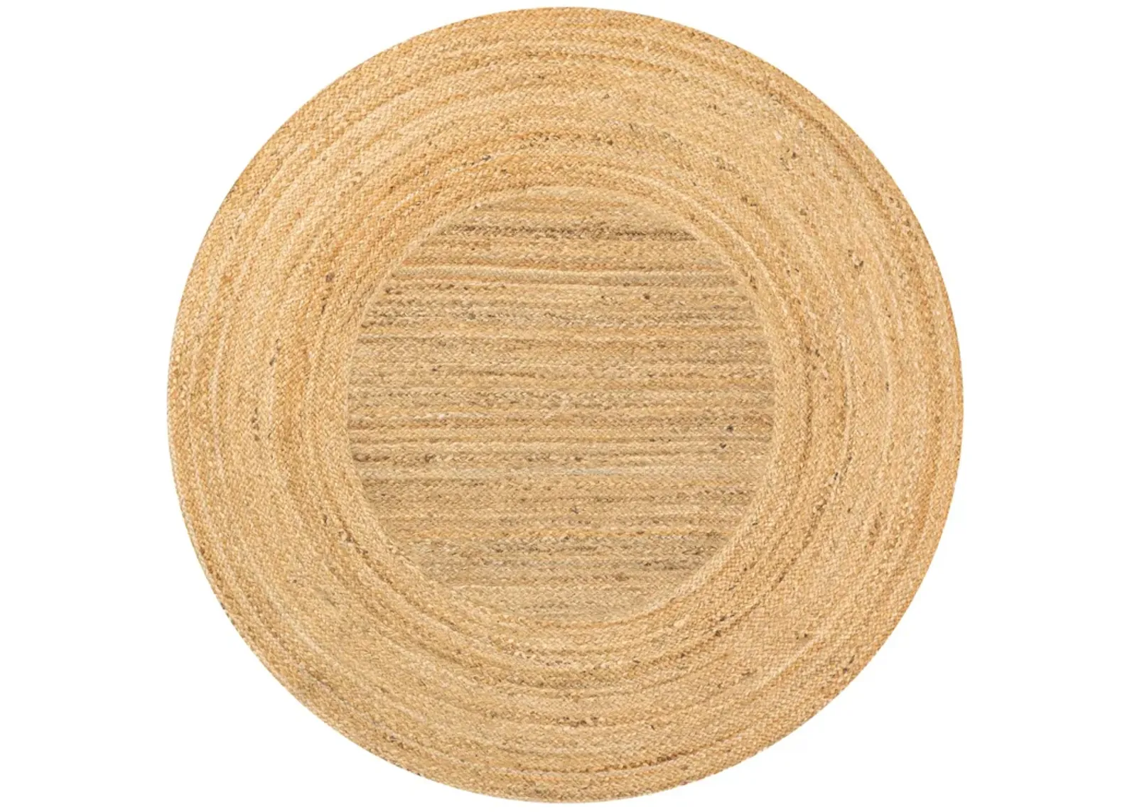 Harmony Boho Jute Circle Natural Round Area Rug