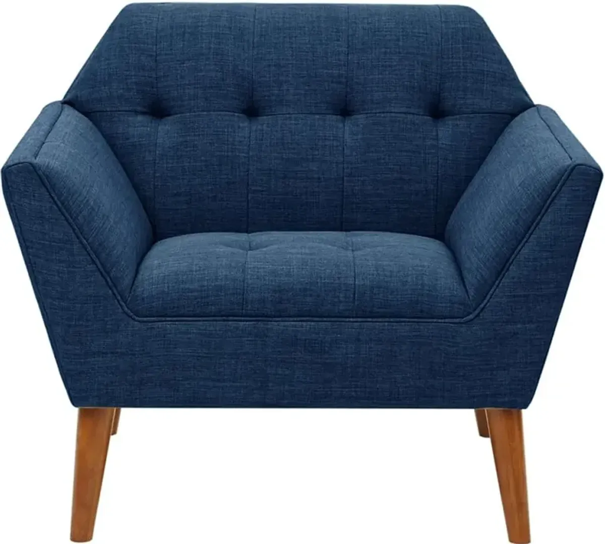 Belen Kox Newport Mid Century Blue Lounge Chair, Belen Kox