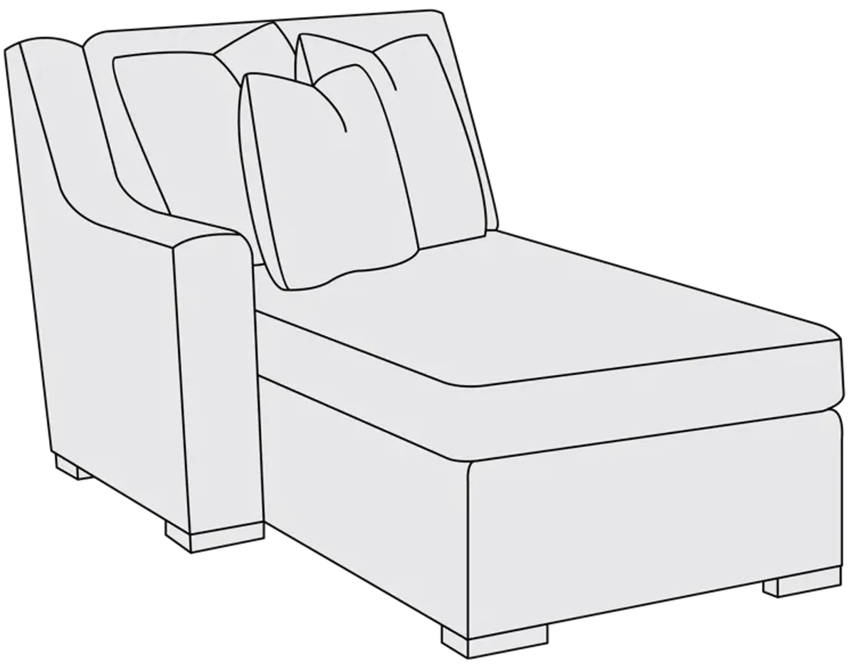 Germain Fabric Left Arm Chaise