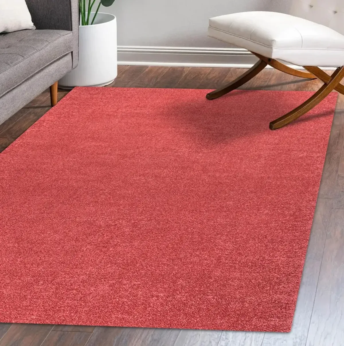 Haze Solid Low-Pile Area Rug