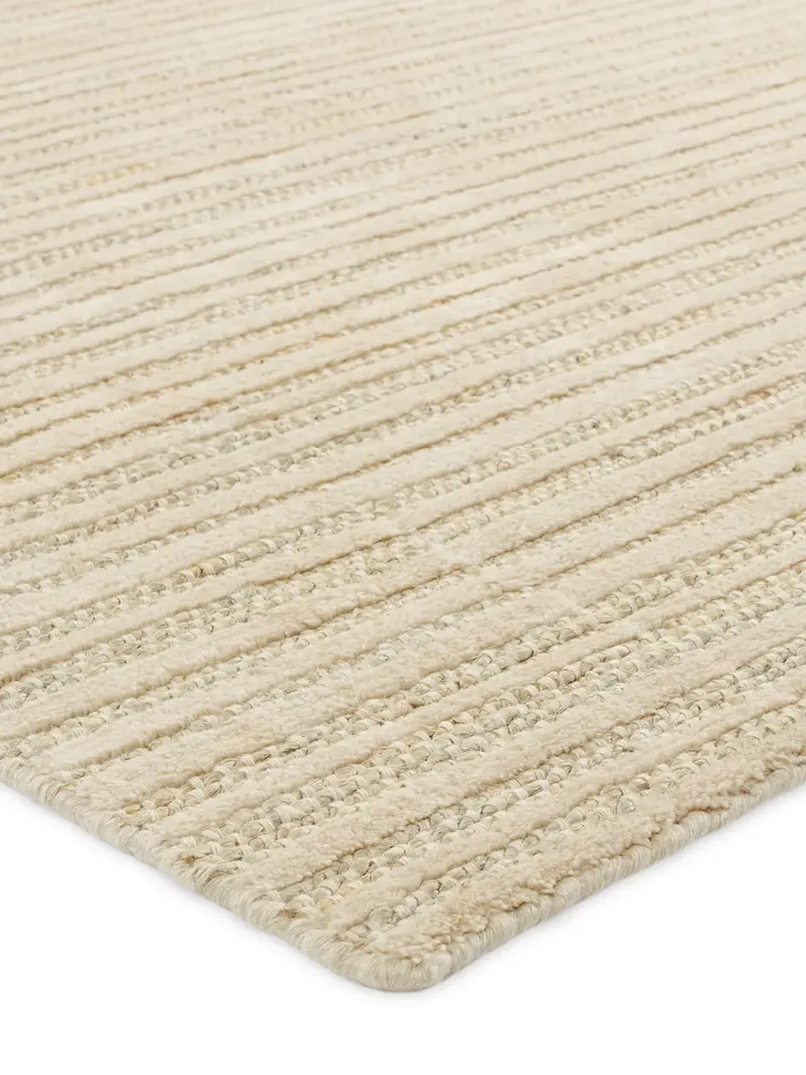 Topo Abdar White 3' x 8' Runner Rug