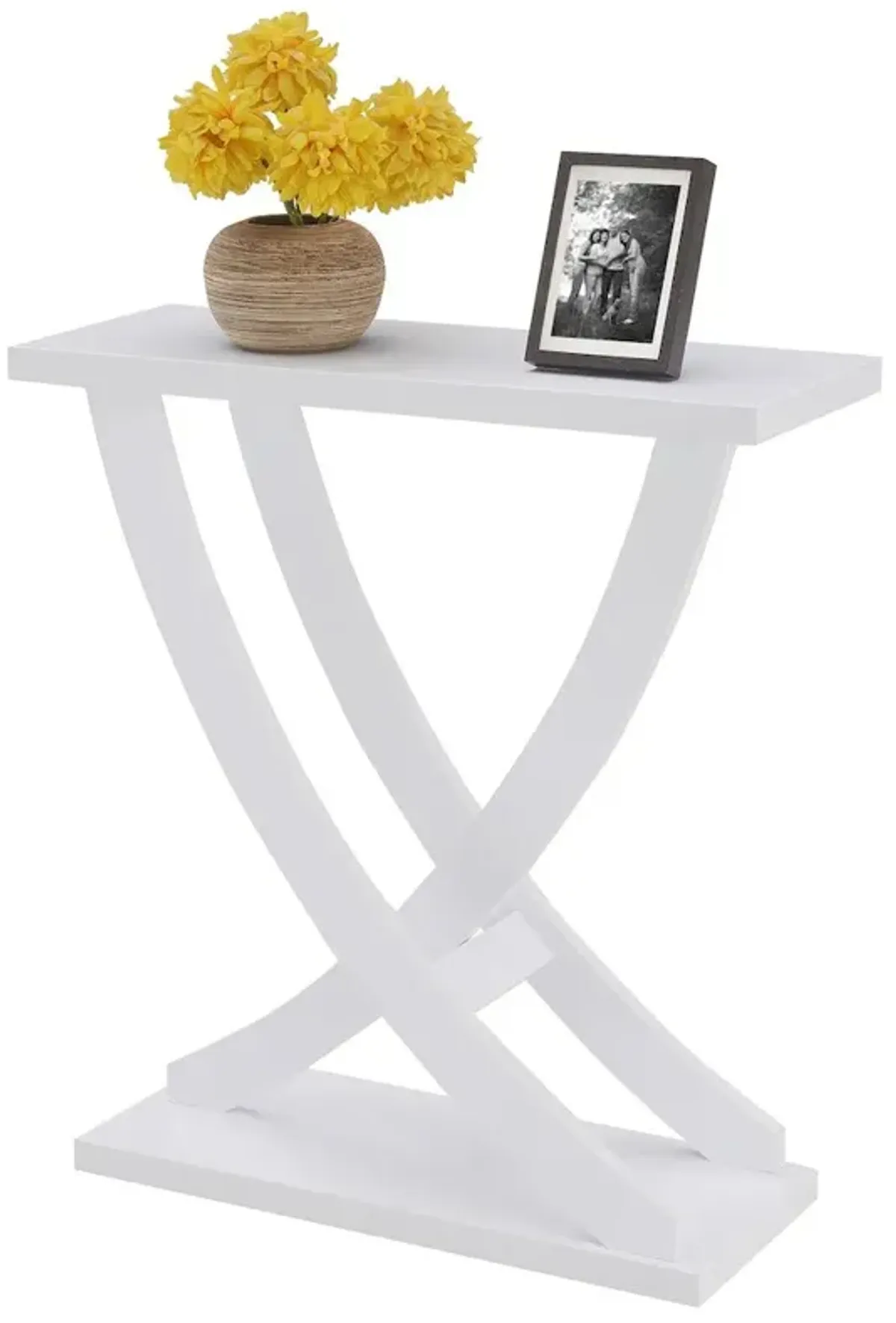 Convenience Concepts Newport Criss-Cross Console Table