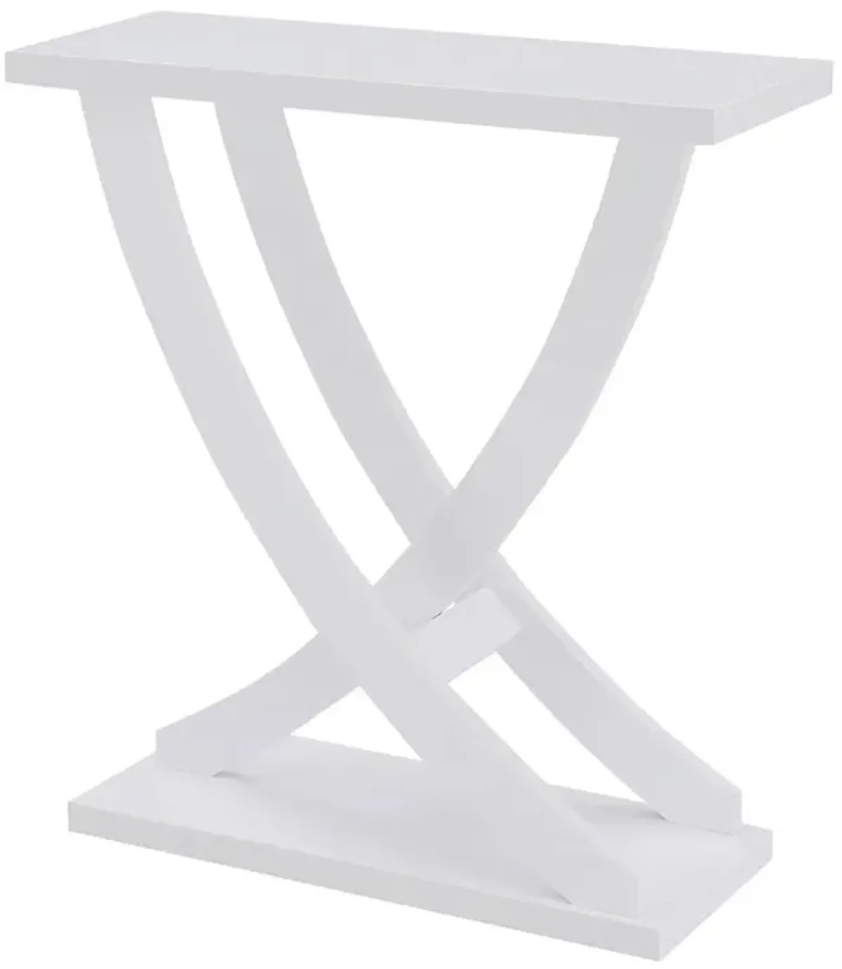 Convenience Concepts Newport Criss-Cross Console Table