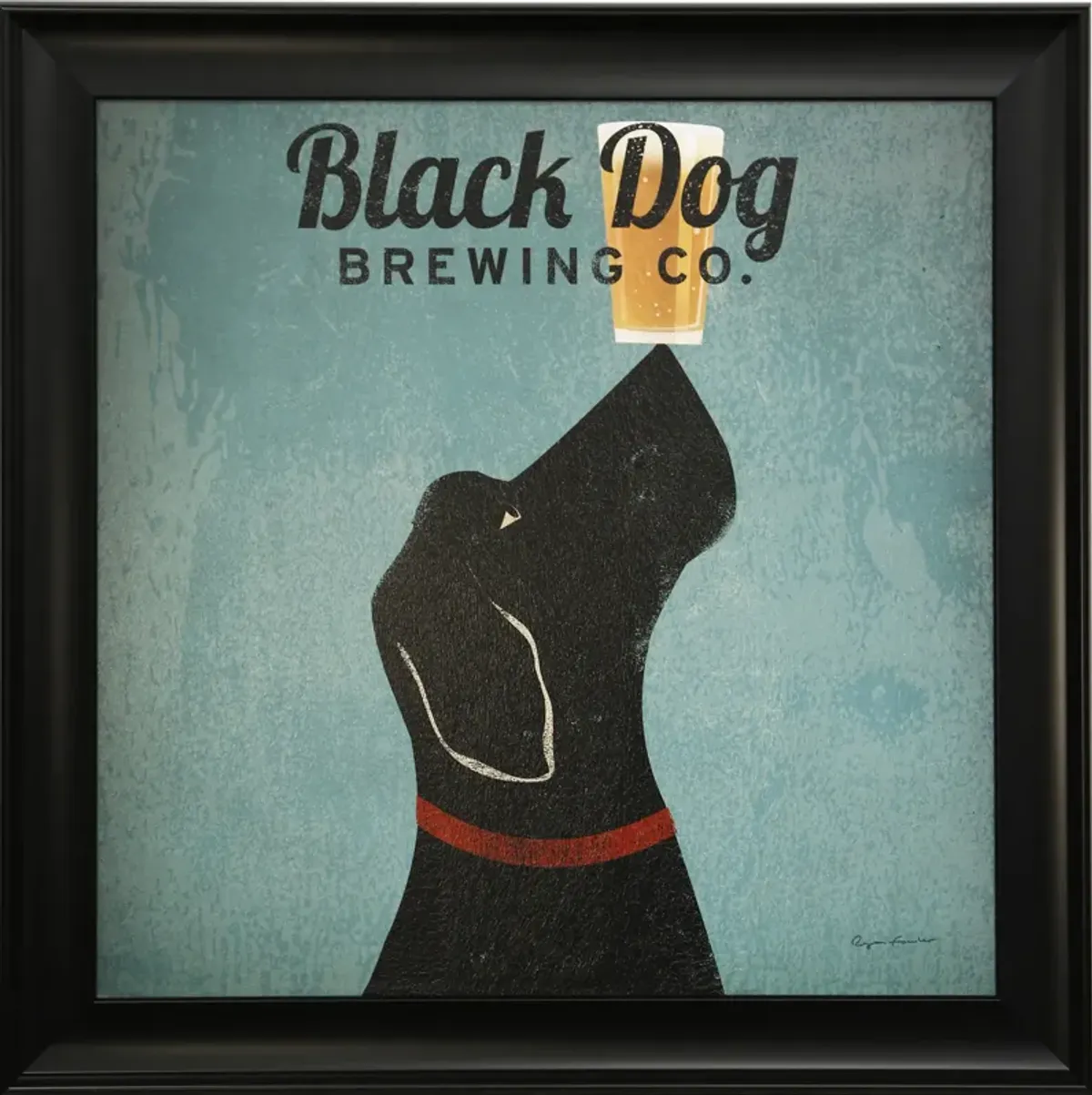 Black Dog Brewing Co Framed Print