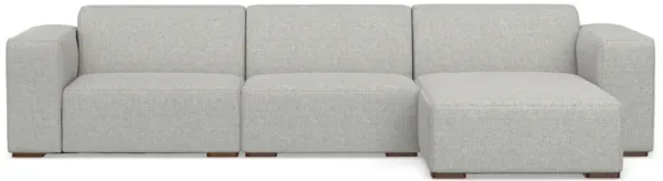 Rex Right-Facing Modular Sectional Sofa in Tightly Woven Performance Fabric