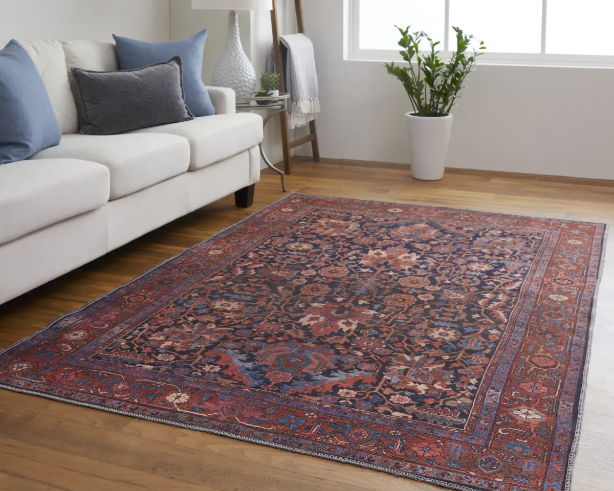 Rawlins 39HIF Red/Orange/Blue 8'10" x 12' Rug