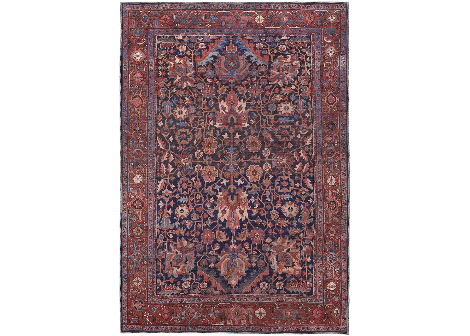 Rawlins 39HIF Red/Orange/Blue 8'10" x 12' Rug