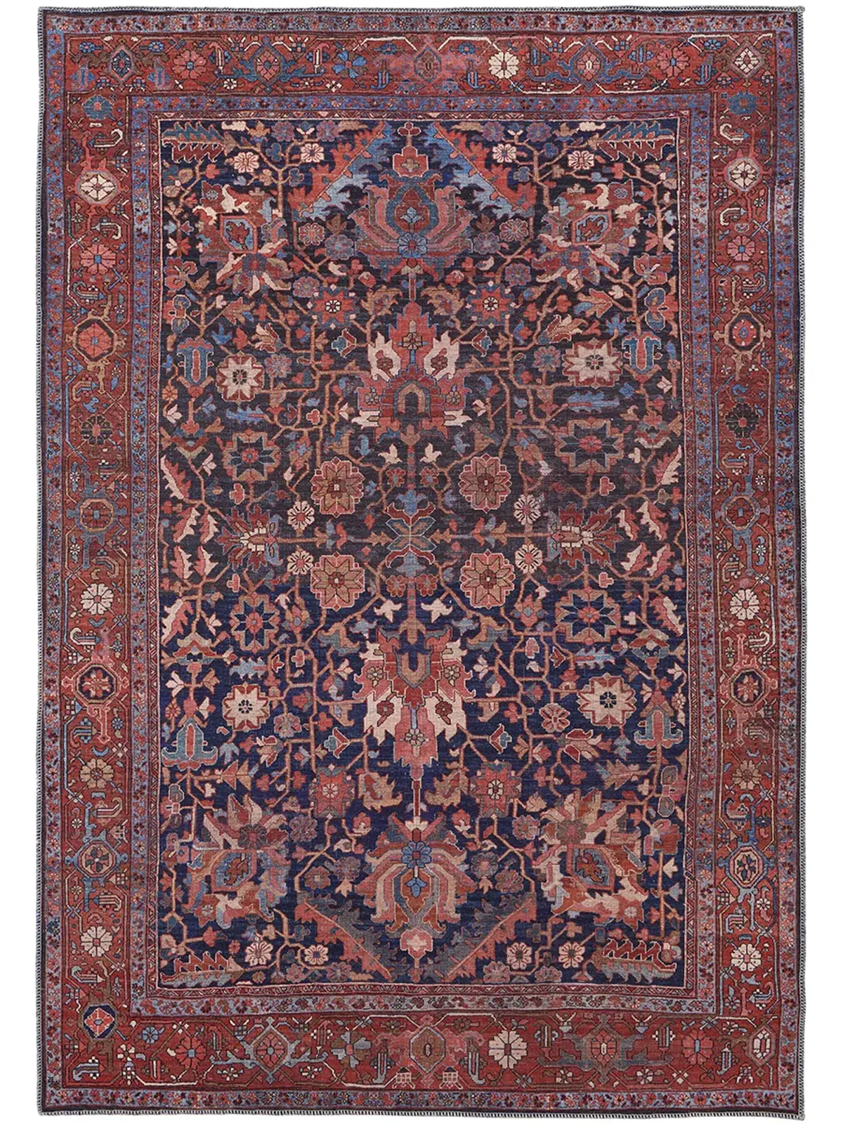 Rawlins 39HIF Red/Orange/Blue 8'10" x 12' Rug