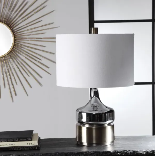 Uttermost Como Chrome Table Lamp