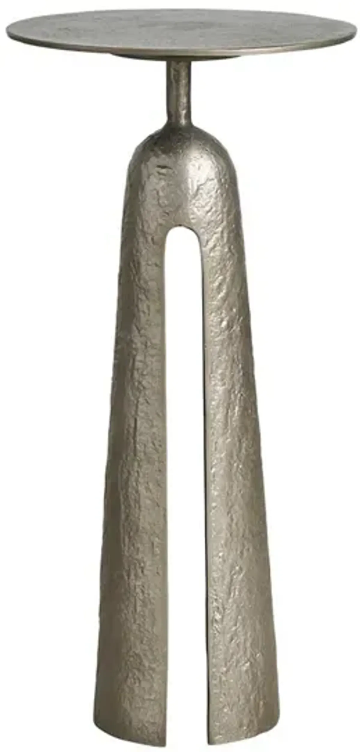 Metal Graphite Martini Table