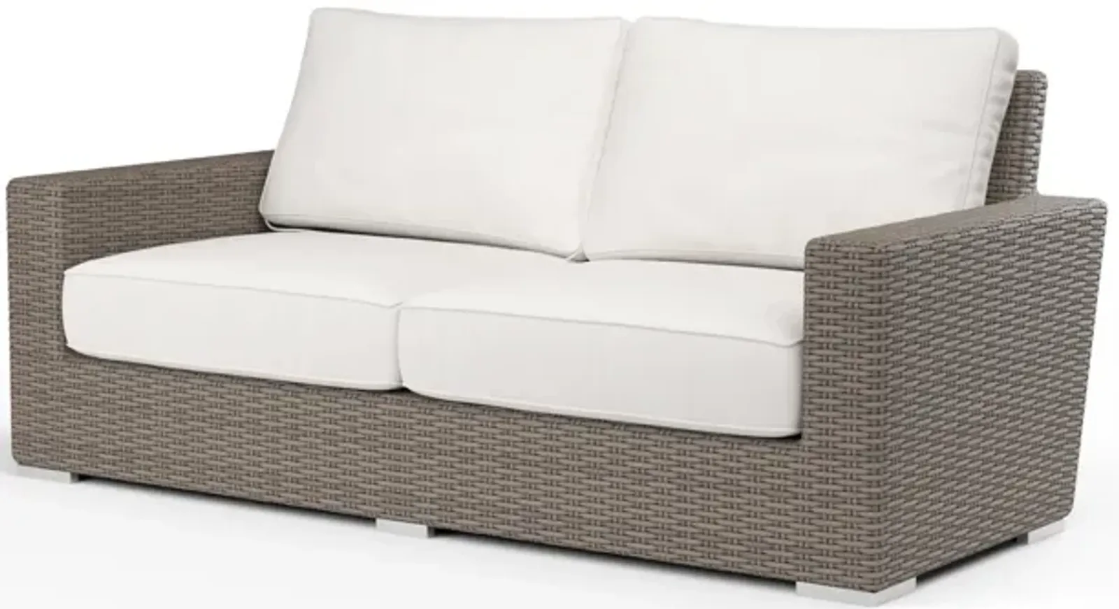 Coronado Loveseat in Canvas Flax w/ Self Welt