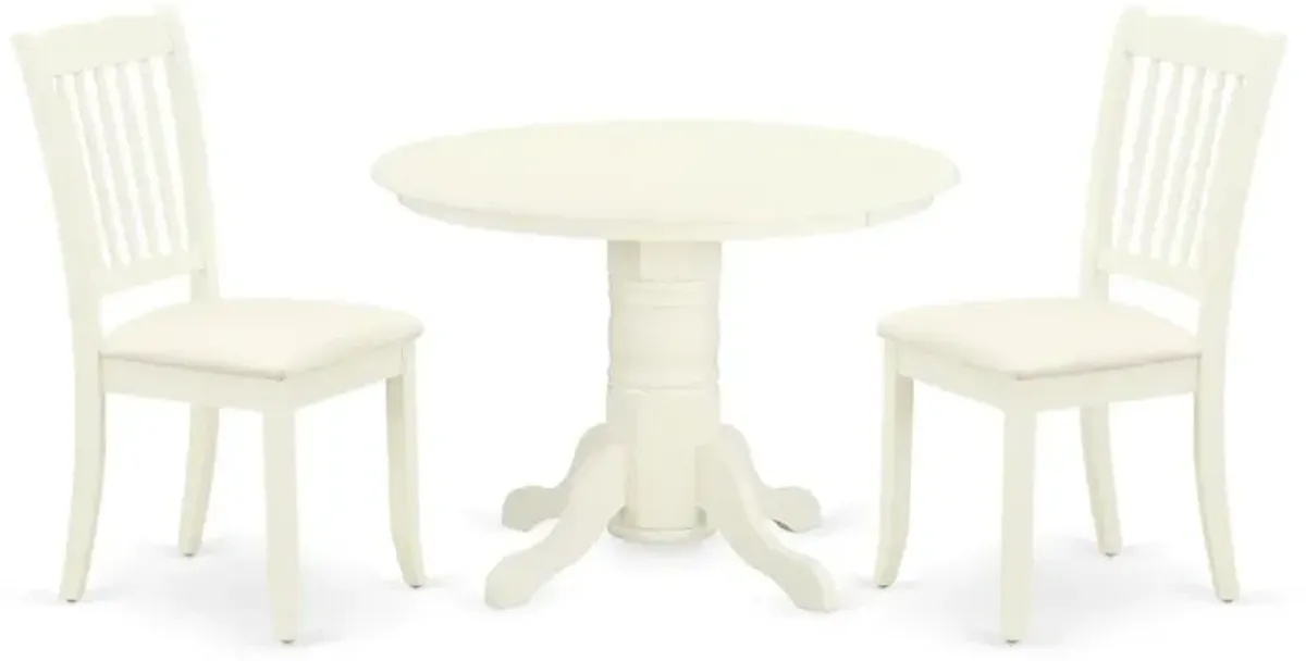 Dining Room Set Linen White, SHDA3-WHI-C