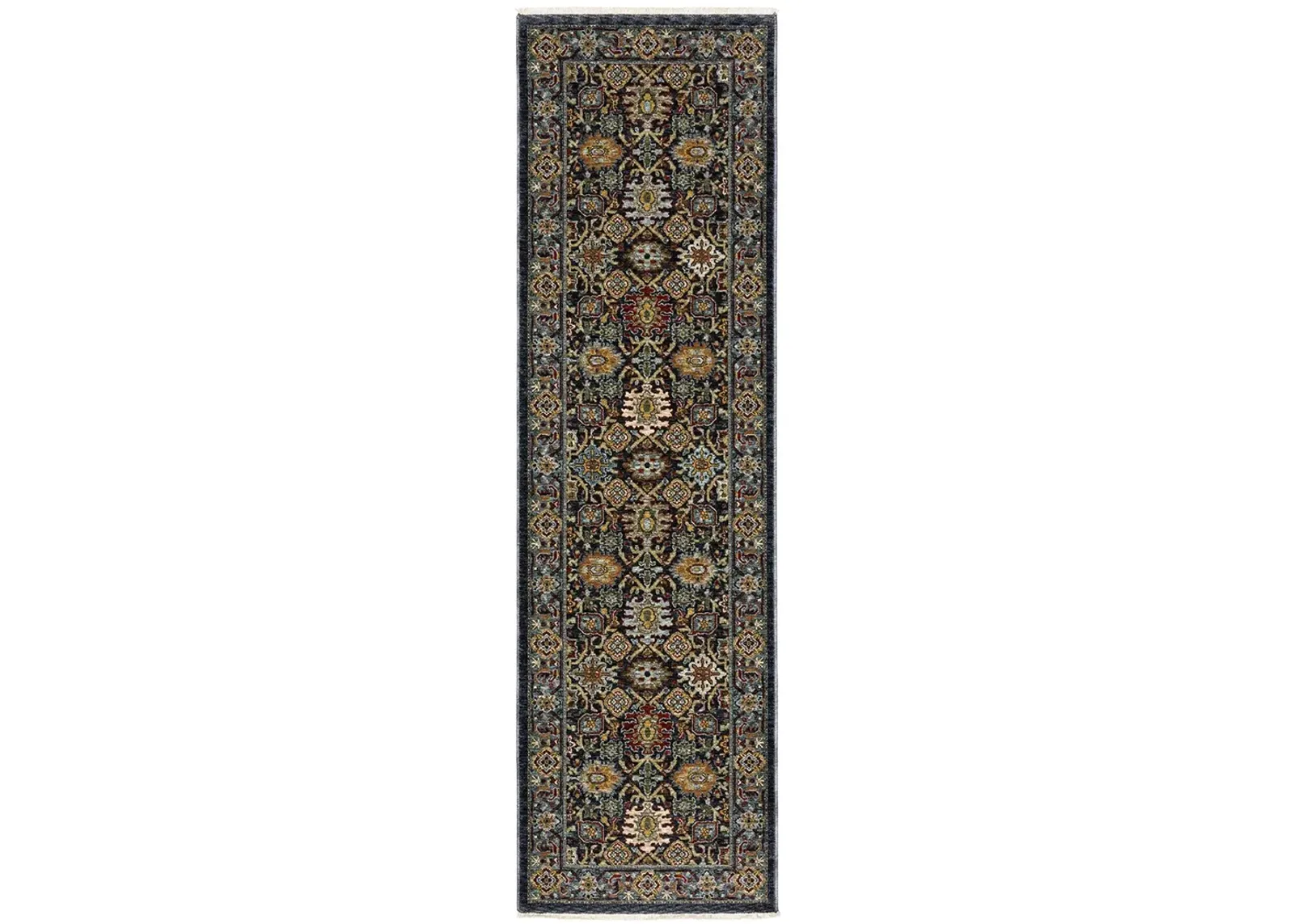 Aberdeen 2'3" x 7'6" Blue Rug