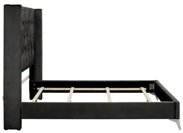 New Classic Furniture Huxley Wood Full Bed, Black