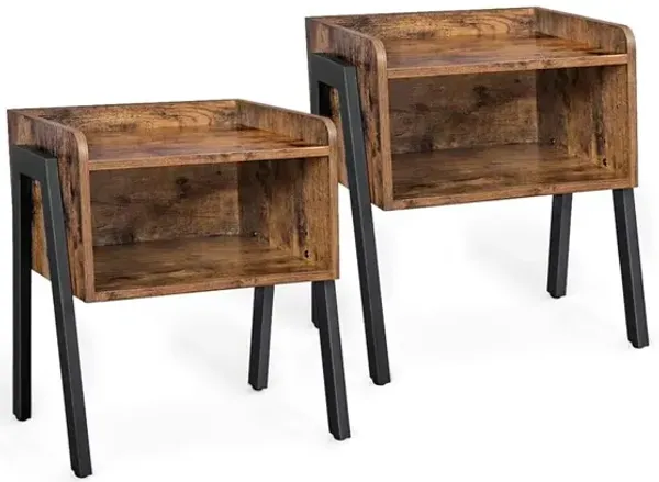 Hivvago Set of 2 Stackable End Table