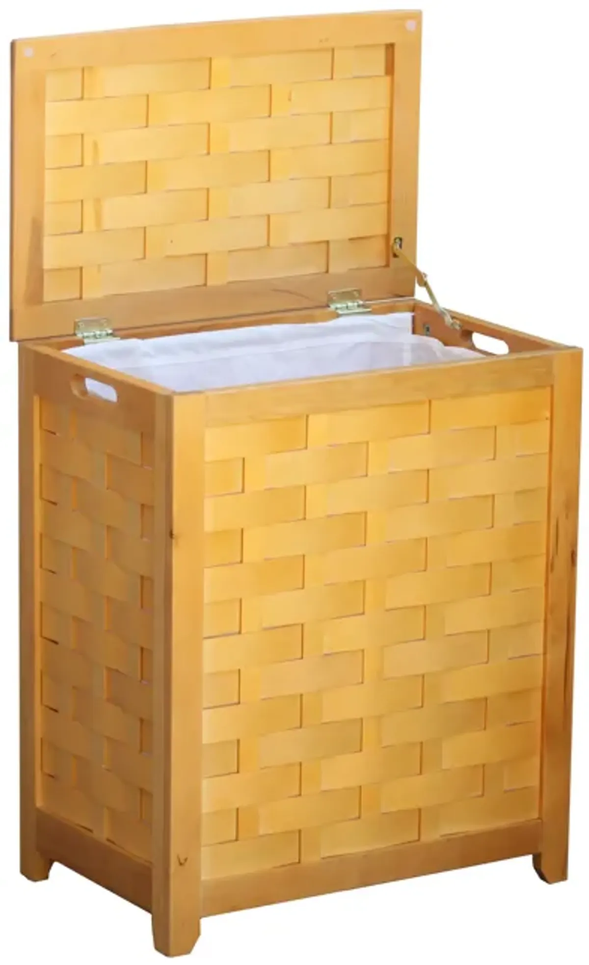 Oceanstar Natural Laundry Hamper with Interior Bag