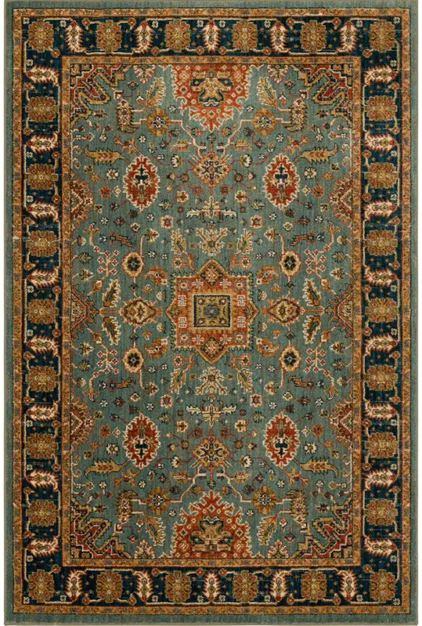 Spice Market Deir Aquamarine 8' ROUND Rug