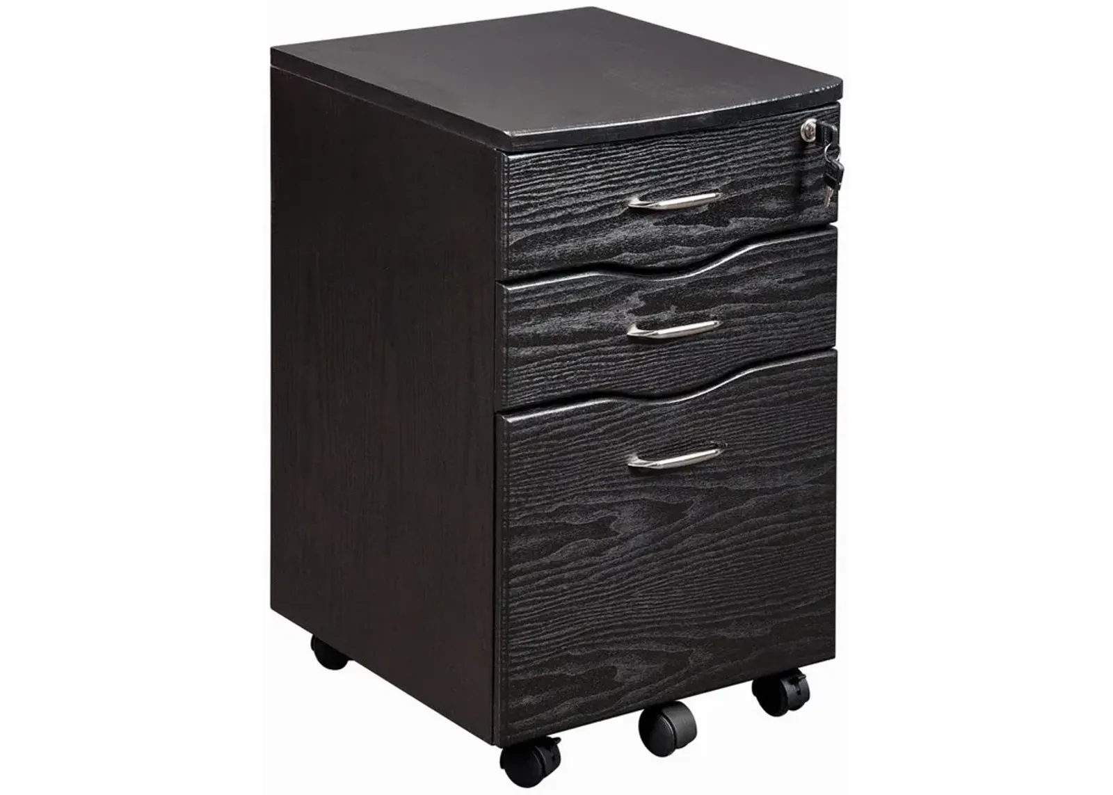 Techni Mobili Rolling storage and File Cabinet. Color: Espresso