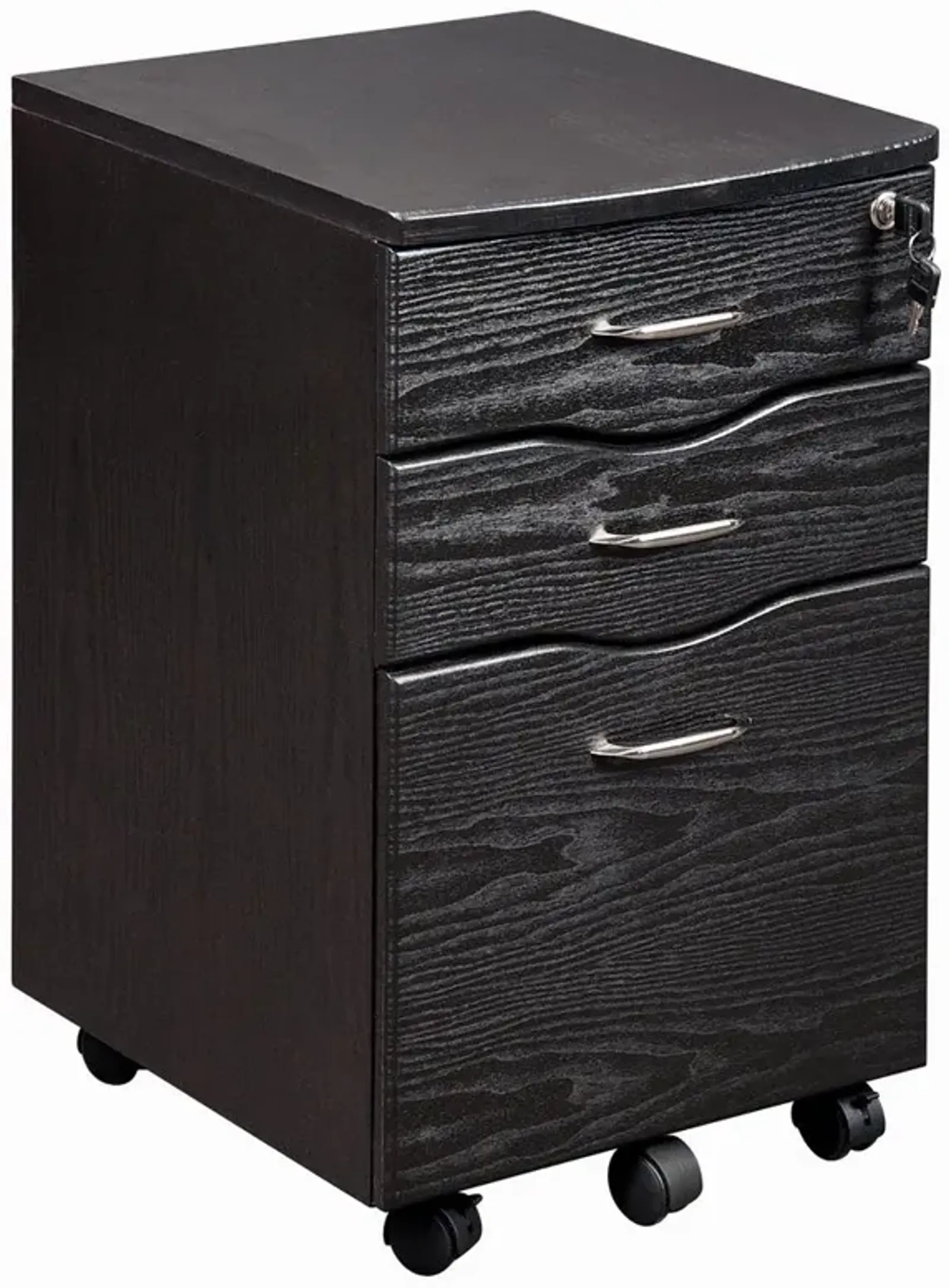 Techni Mobili Rolling storage and File Cabinet. Color: Espresso