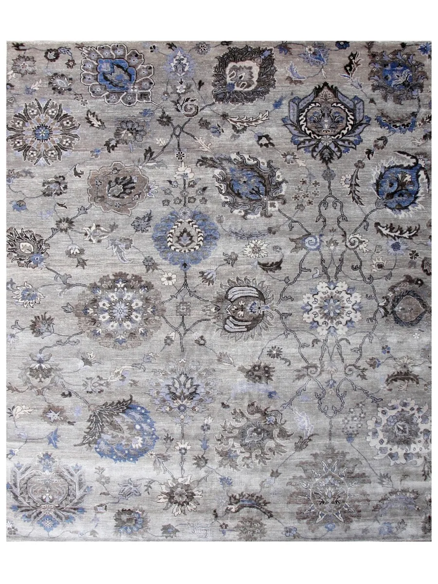 Sophia SOP74010 Silver 8" x 10" Rug