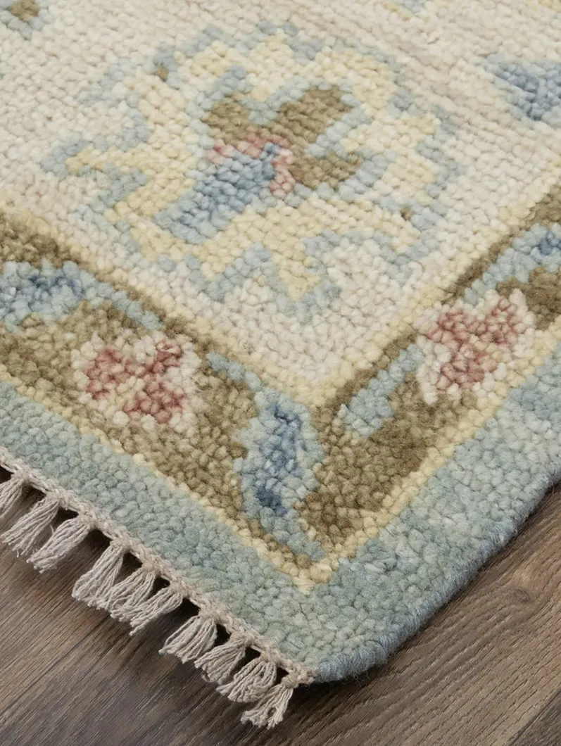 Fillmore 69CJF 2' x 3' Blue/Ivory/Yellow Rug