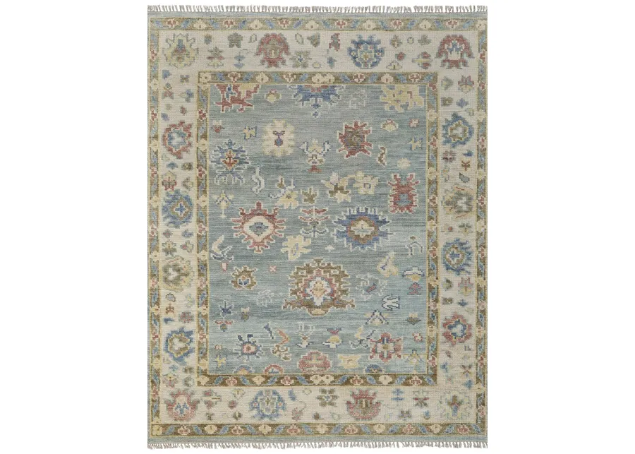 Fillmore 69CJF 2' x 3' Blue/Ivory/Yellow Rug