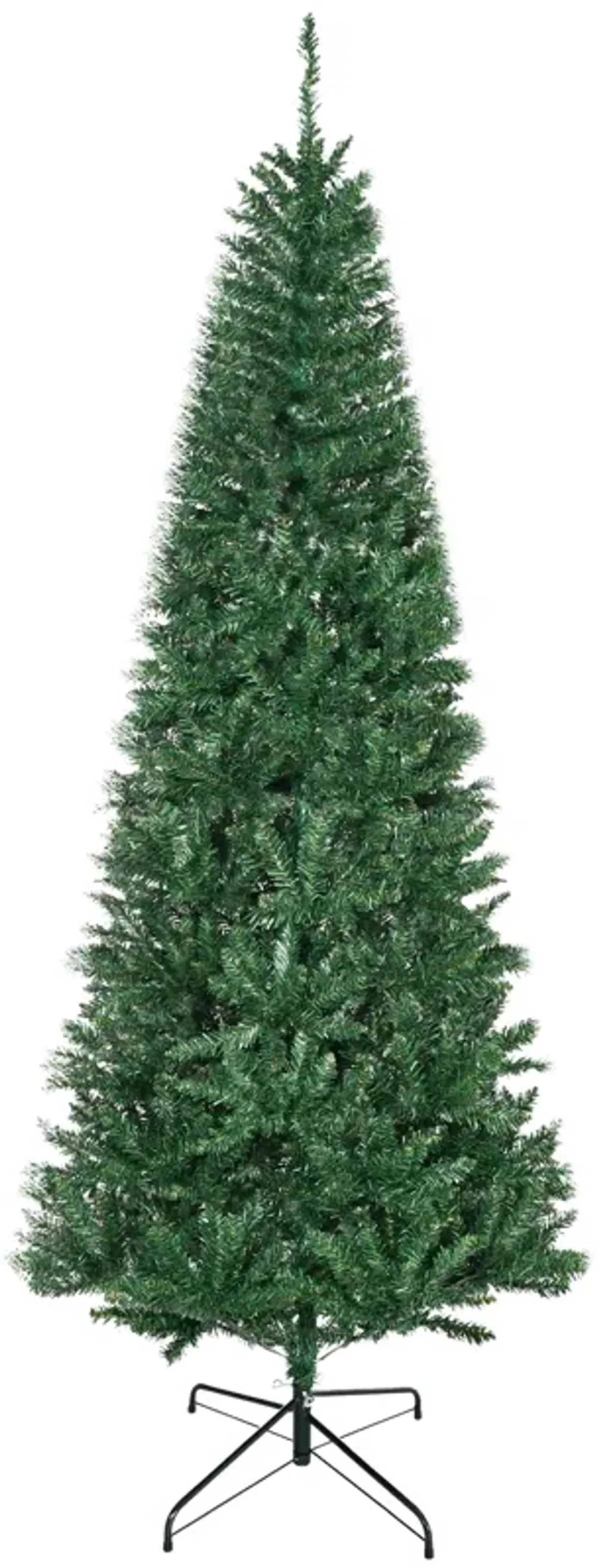 Slim Christmas Tree with Stand, Pencil Tree, 7' Artificial Fir, Green