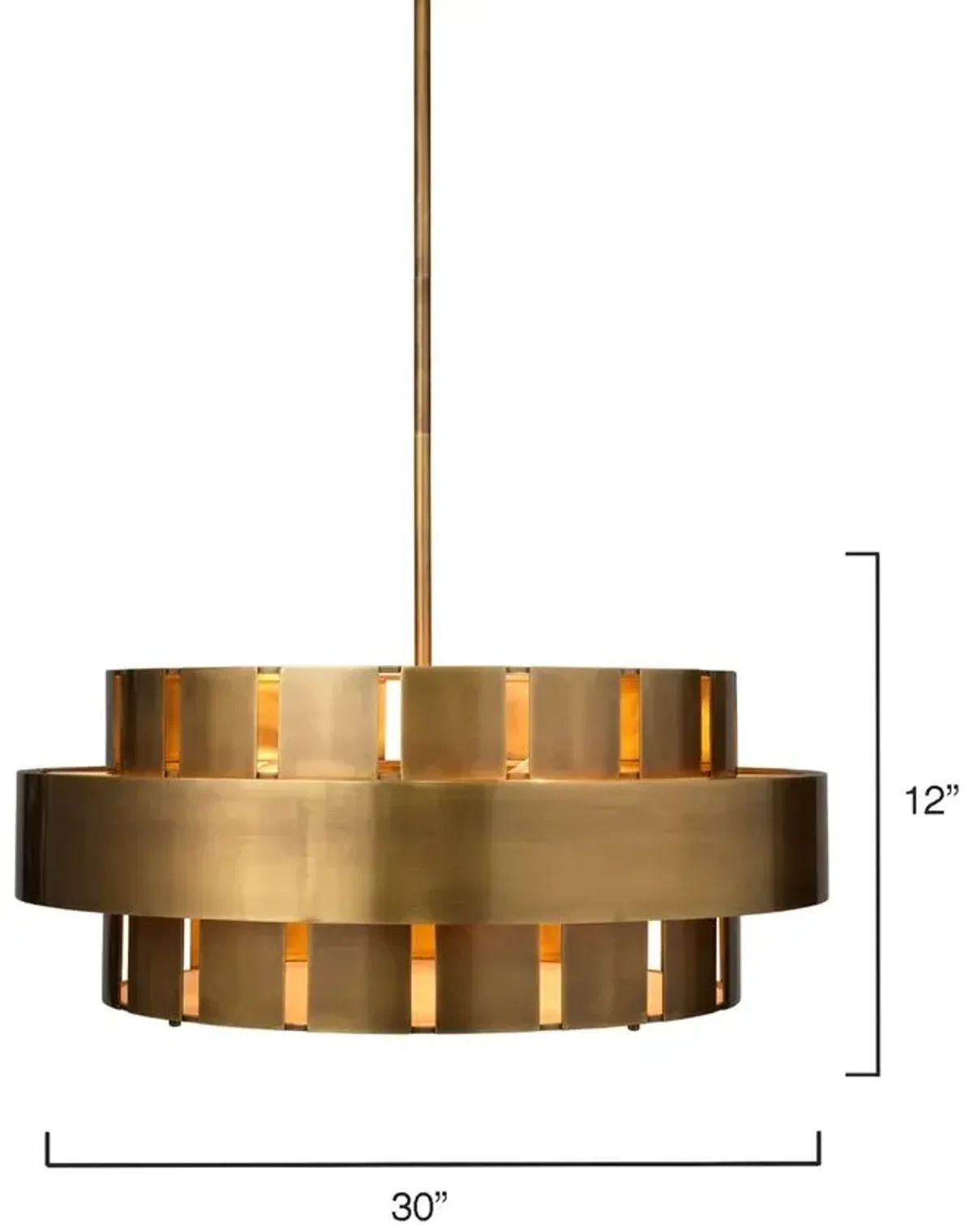 Orbit Steel 4-Light Chandelier