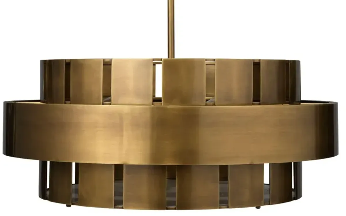 Orbit Steel 4-Light Chandelier