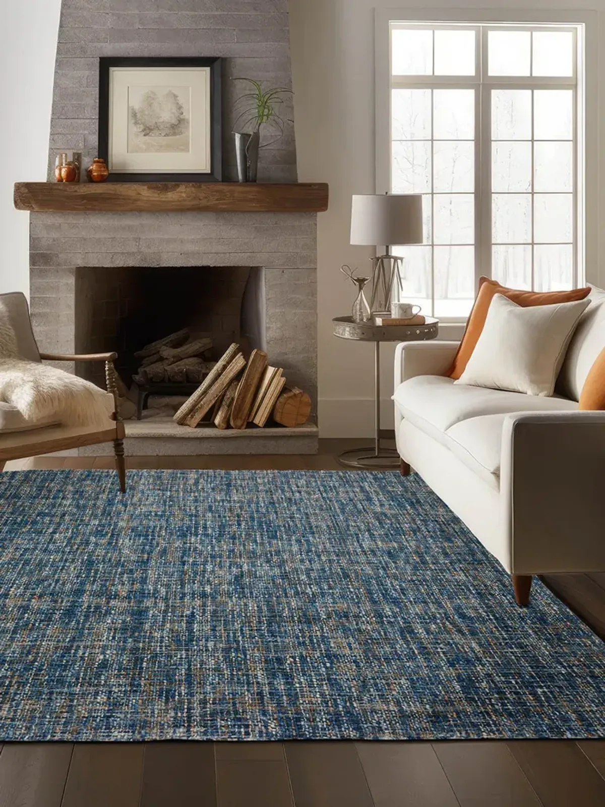 Abruzzo AZ1 Blue 5' x 7'6" Rug