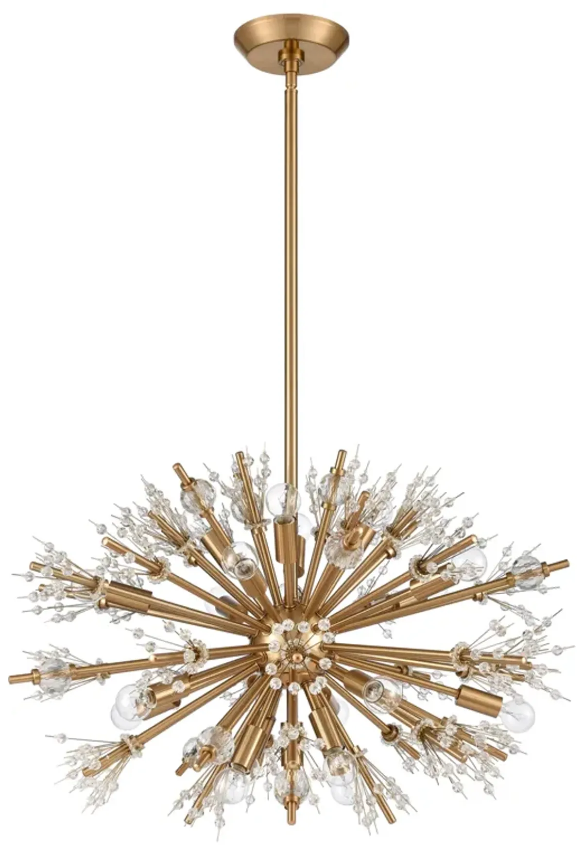 Starburst 26'' Wide 19-Light Gold Chandelier